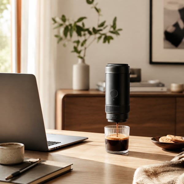Portable capsule espresso maker — view 2