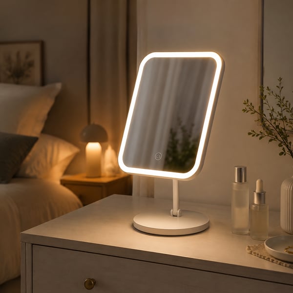 LED vanity mirror — view 2