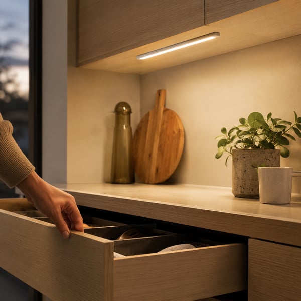 Motion-sensor cabinet light set — view 2