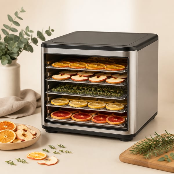 Five-tray food dehydrator