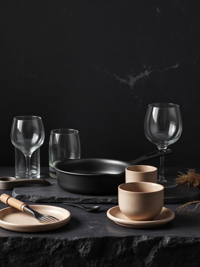Kitchen and dining — Cookware, glassware and tableware